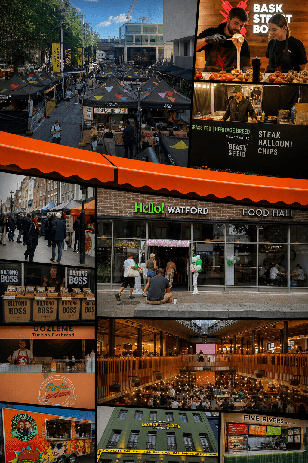 UK food markets and street food vendors on Food Marketplace
