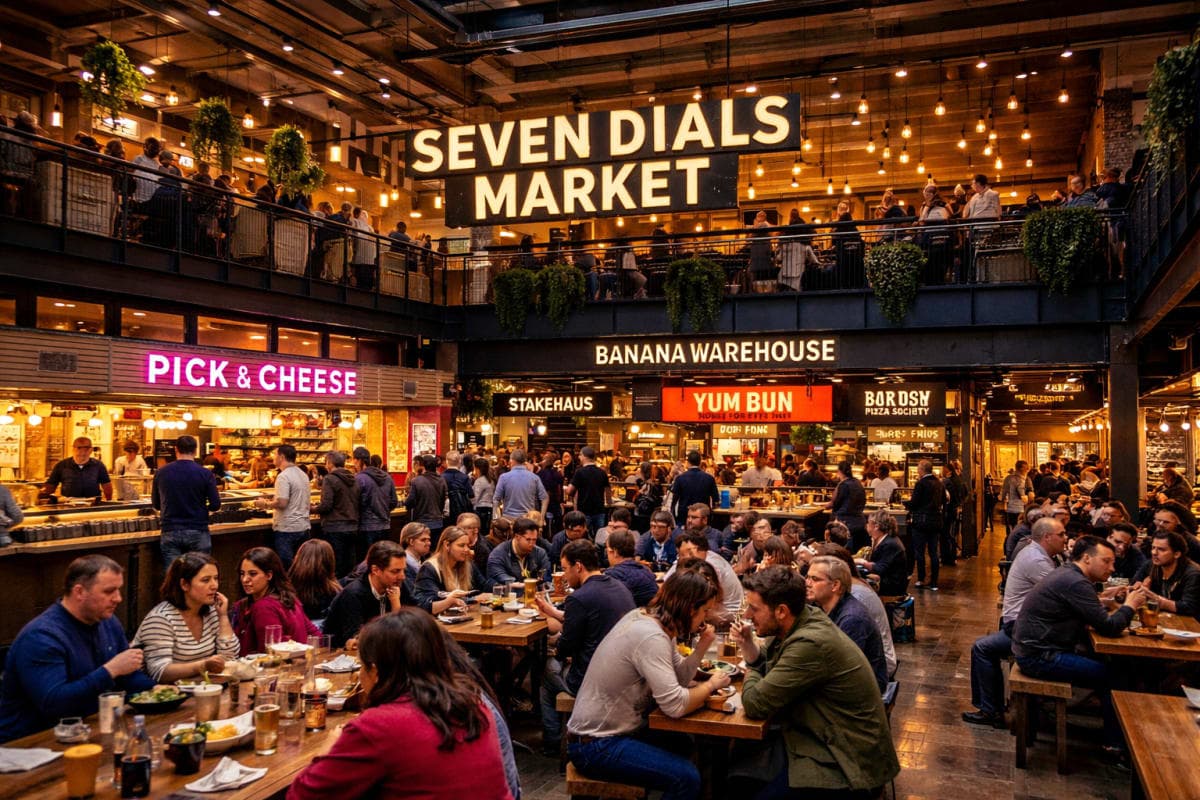 Seven Dials Market Guide; Street Food, Drinks & Things to Do Near Covent Garden