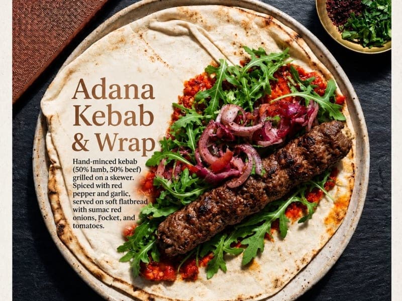 Adana Kebab Wrap