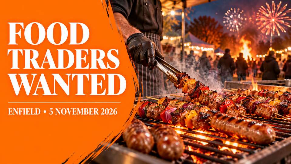 Food Traders Wanted for Enfield Bonfire Night – 5 November 2026