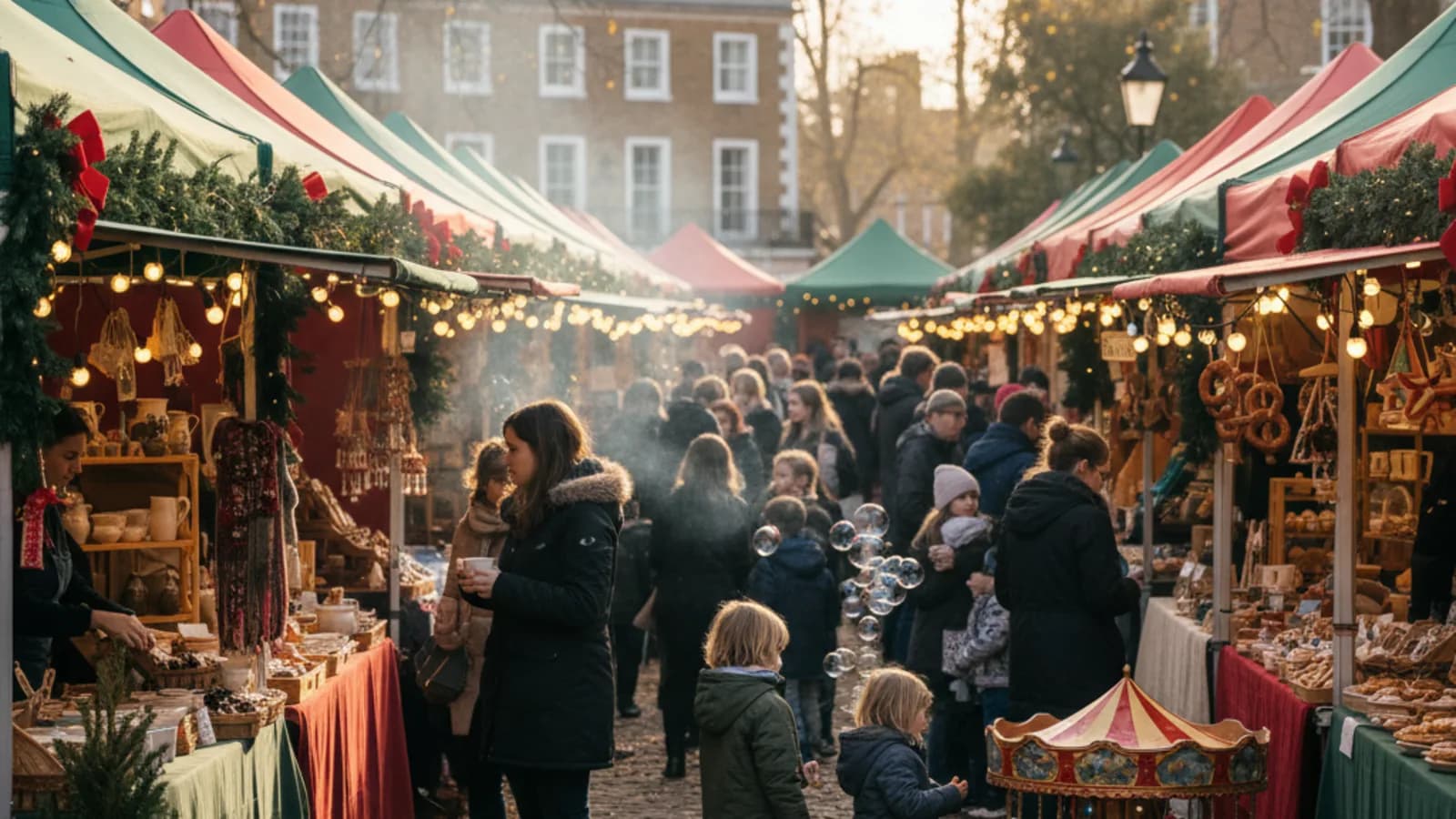 Christmas Artisan Makers Fayre in Dulwich Village with festive stalls