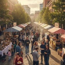 New Street Eats food festival in Birmingham City Centre