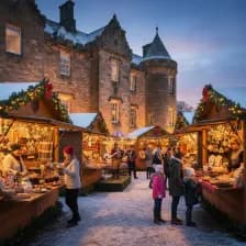 Exclusively Highlands Christmas Markets at Crossbasket Castle