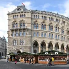 Christmas market in Vienna, photographed in 2012