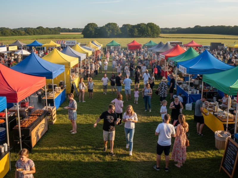 Goatfest 2026 in Codicote featuring food stalls and live music