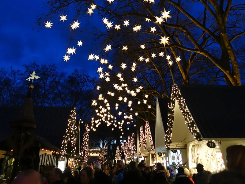 Christmas market in Cologne, photographed in 2015